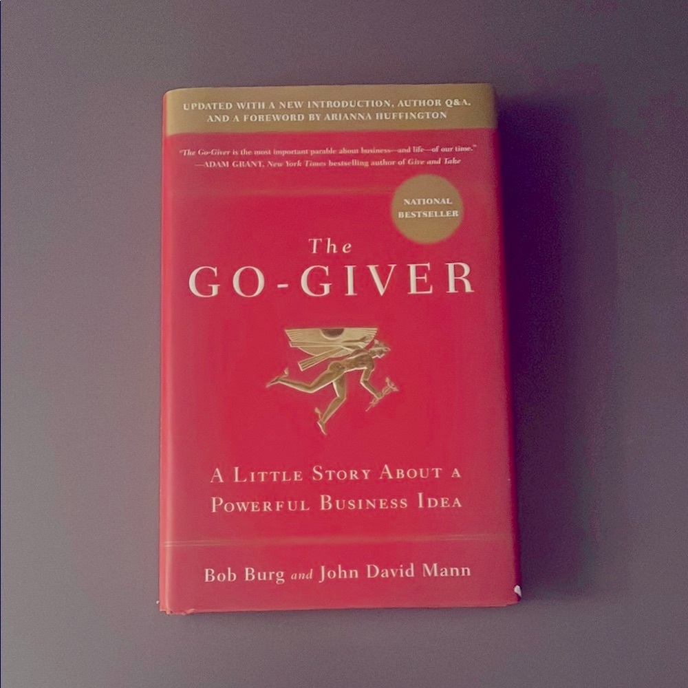 The Go-Giver 📕 by Bob Burg & John David Mann Hardcover (Expanded Edition)